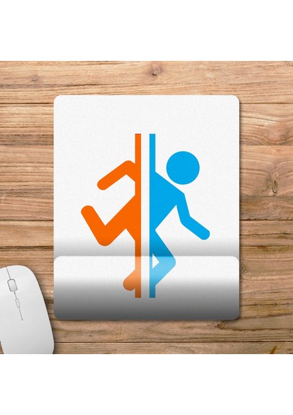 Portal 2 Bilek Destekli Mousepad Model - 4