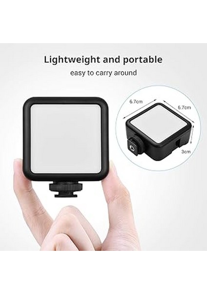 Cep Telefonlar Için Mini Fonksiyonel Tripod + 49 LED Light + Bluetooth Kumanda