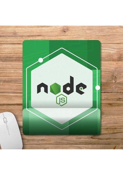 Node Js - Programlama Bilek Destekli Mousepad Model - 2