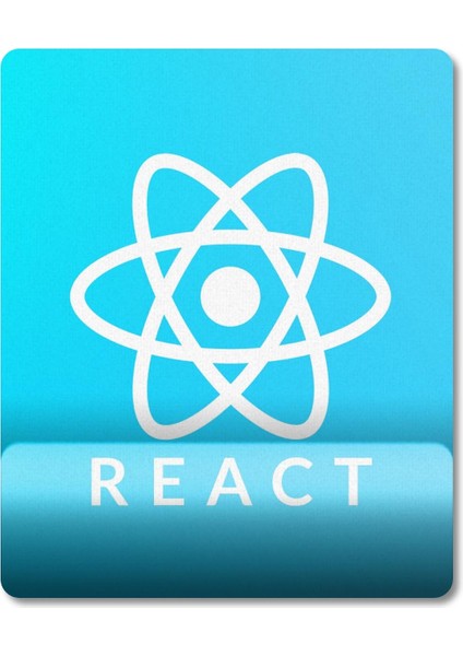 React - Programlama Bilek Destekli Mousepad Model - 3