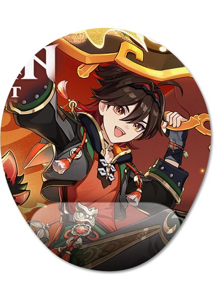 Gaming - Genshin Impact Bilek Destekli Mousepad Model - 2 Oval fiyatları