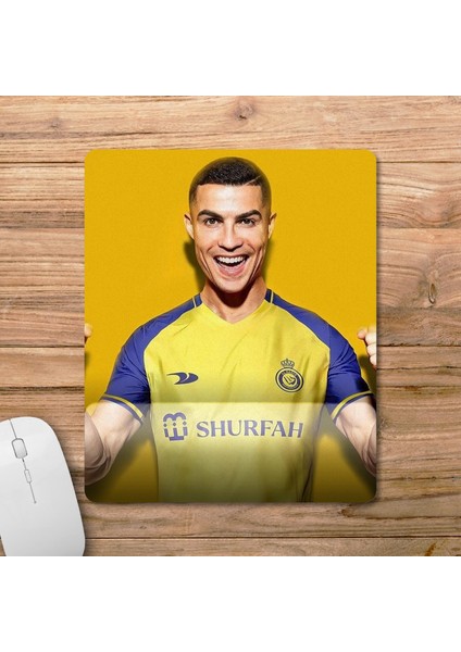 Cristiano Ronaldo - Al Nassr Fc Bilek Destekli Mousepad Model - 1