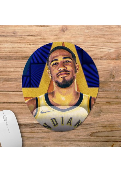 Tyrese Haliburton - Nba Bilek Destekli Mousepad Model - 3 Oval
