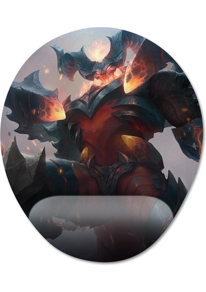 Mobile Legends - Thamuz Bilek Destekli Mousepad Model - 1 Oval