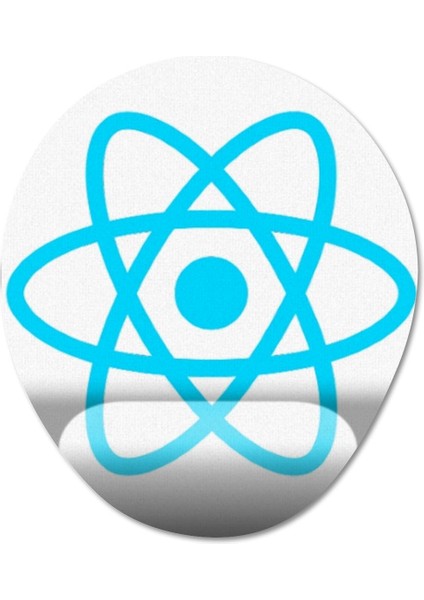 React - Programlama Bilek Destekli Mousepad Model - 2 Oval