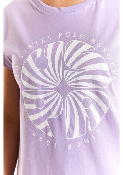 Yeni Koza 1832036 Gost Us Polo Assn Kadın T-Shirt Lila fırsatları