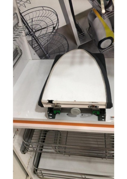 Beyaz Çağdaş Modeno Ütü Masası Dolap Içi Katlanır Ütü Masası Tandem Frenli indirimleri