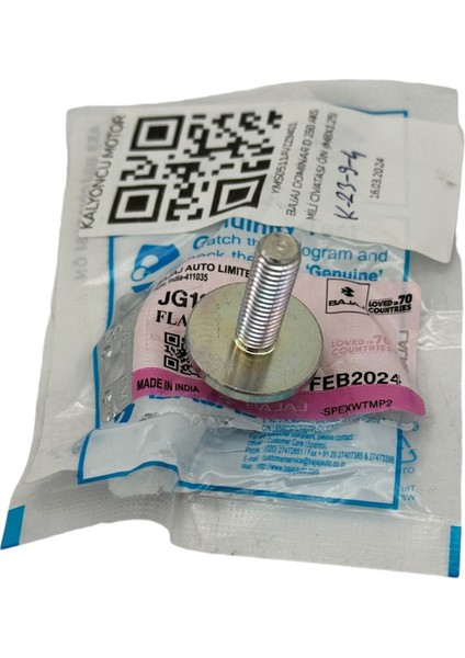 Bajaj Dominar D 250 Aks Mili Civatası Ön M8X1.25 modelleri