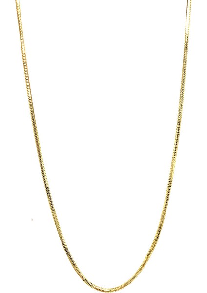 925 Ayar Gold Kaplamalı Italyan Zincir Gümüş Kolye fiyatları