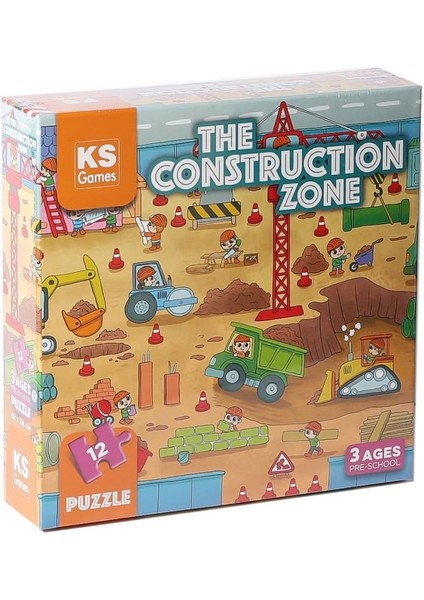 Prs 32704 The Construction Pre School Puzzle -Ks Puzzle