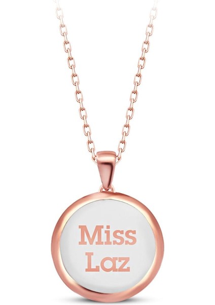 925 Ayar Rose Kaplamalı Miss Laz Yerumoni Lisanslı Gümüş Kolye fiyatları