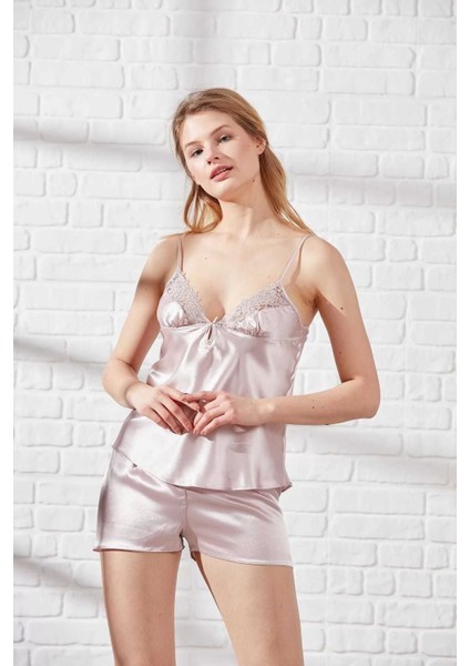 Zenwave Pierre Cardin 6625 Kısa Gecelikli 6'lı Ipek Set