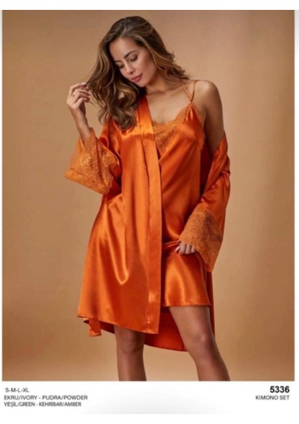 Zenwave Nurteks 5336 Bayan Sabahlık & Gecelik Takım
