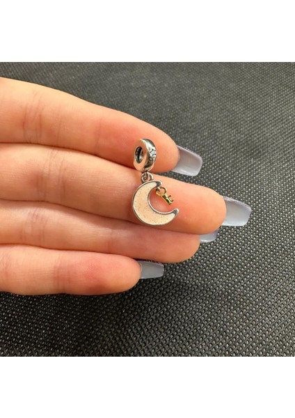 Iki Renkli Anahtar ve Ay Sallantılı Charm indirimleri