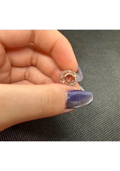Işıltılı Herbaryum Yuvarlak Charm modelleri