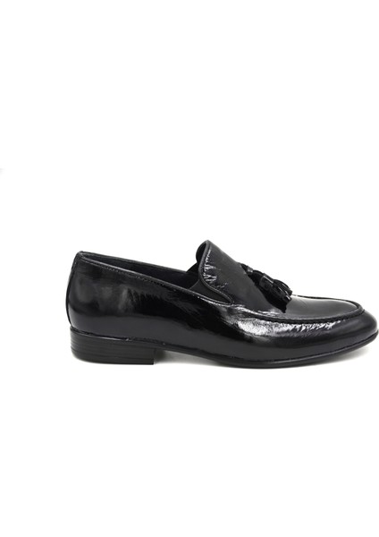 (Stilloni) Içi Dışı Deri Poli Hafif Taban Klasik Erkek Ayakkabı Rugan Siyah fiyatları