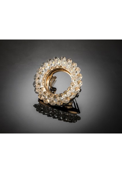 2 Adet Ct 6596 Cata Papatya Kristal Cam Spot Kasası