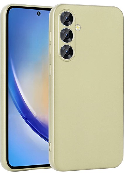 - Galaxy A35 - Kılıf Mat Renkli Esnek Premier Silikon Kapak