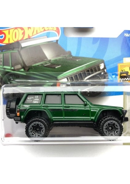 2022 New / Yeni ' 95 Jeep Cherokee Green 1:64 Ölçek Hotwheels Marka 10/10 fiyatları