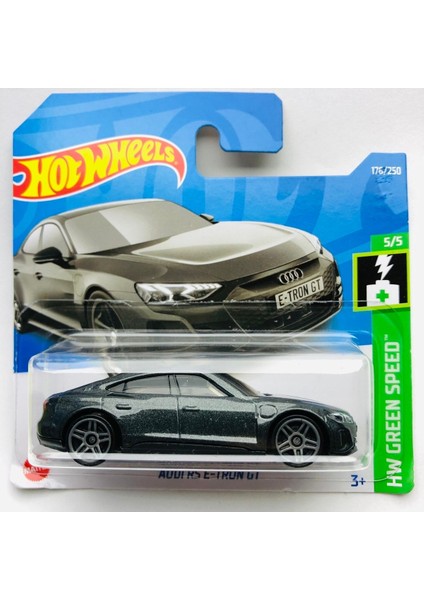 2022 New / Yeni Audi Rs E-Tron Gt Grey 1:64 Ölçek Hotwheels Marka 5/5