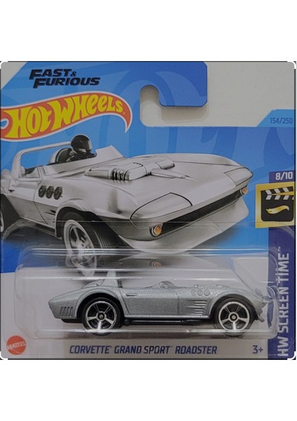 Hot Wheels Corvette Grand Sport Roadster Fast And Furıous 1:64 Ölçek Metal Araba