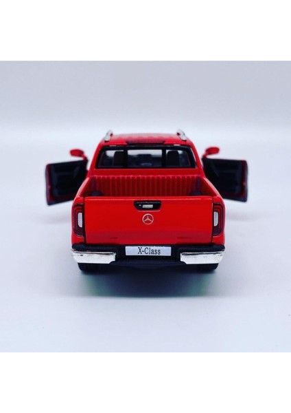 1:42 Ölçek Mercedes x Class Diecast Model Araba Kırmızı