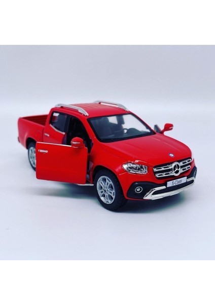 1:42 Ölçek Mercedes x Class Diecast Model Araba Kırmızı modelleri