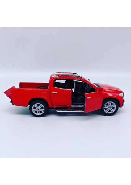 1:42 Ölçek Mercedes x Class Diecast Model Araba Kırmızı fırsatları