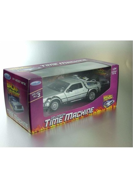 Geleceğe Dönüş Seri 1 Metal Model Araba Efsane Delorean 1:24ölçek