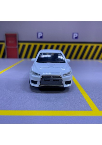 Mitsubishi Lancer Evo x 1/36 Ölçek Welly Diecast Metal Model Araba Oyuncak Araba Çek Bırak