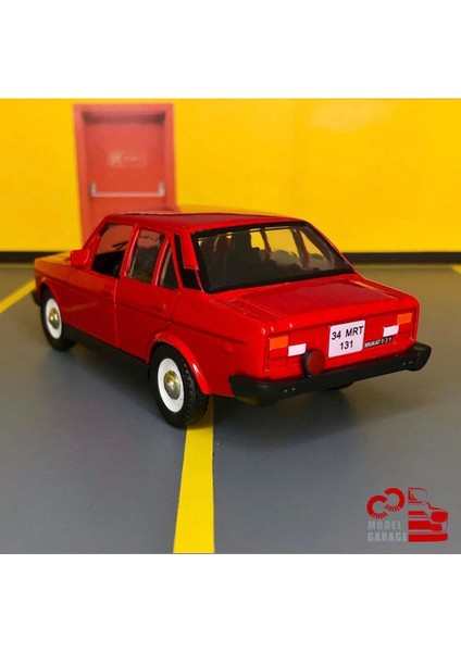 Oyuncak Murat 131 1/36 Ölçek *c&c Model Garage* Çek Bırak Diecast Metal Model Oyuncak Araba