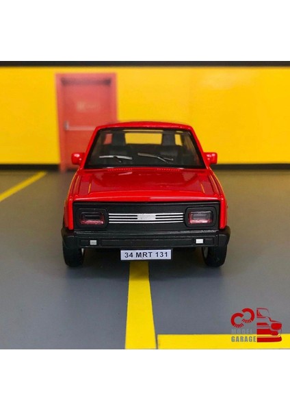 Oyuncak Murat 131 1/36 Ölçek *c&c Model Garage* Çek Bırak Diecast Metal Model Oyuncak Araba