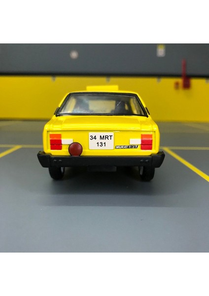 Oyuncak Murat 131 Taksi 1/36 Ölçek *c&c Model Garage* Çek Bırak Diecast Metal Model Oyuncak