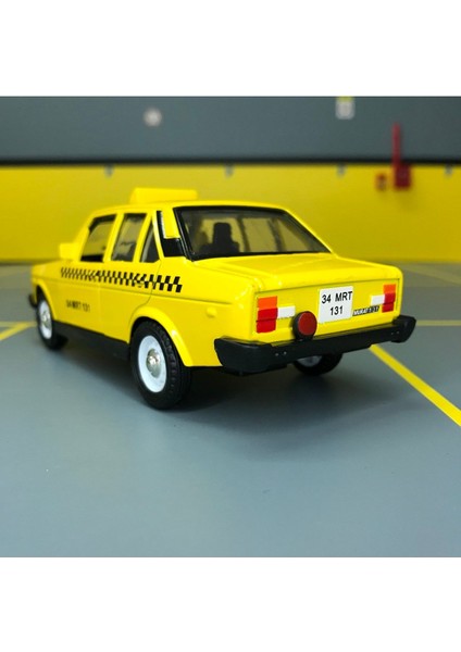Oyuncak Murat 131 Taksi 1/36 Ölçek *c&c Model Garage* Çek Bırak Diecast Metal Model Oyuncak