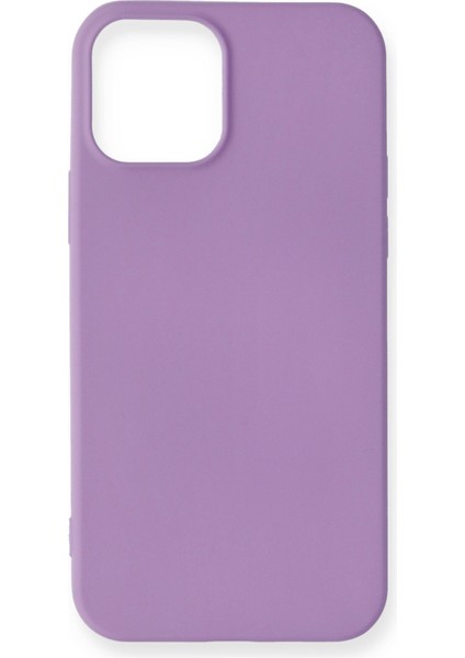 iPhone 12 Pro Kılıf Yumuşak Silikon Kılıf - Lila