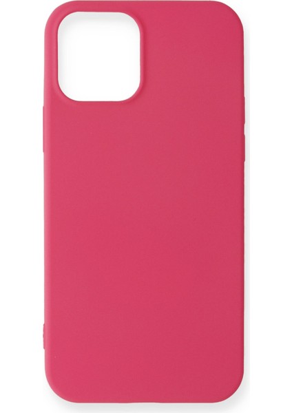iPhone 12 Pro Max Kılıf Yumuşak Silikon Kılıf - Pembe