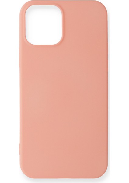 iPhone 12 Pro Max Kılıf Yumuşak Silikon Kılıf - Pudra