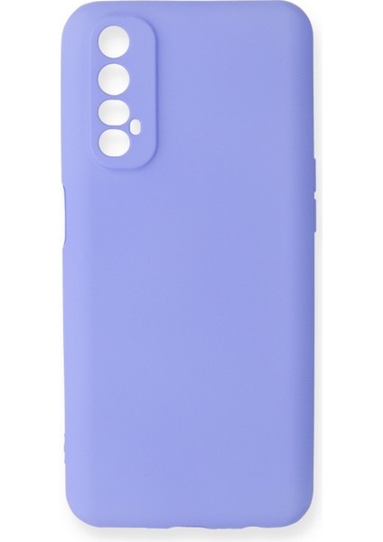 Realme 7 Kılıf Yumuşak Silikon Kılıf - Lila