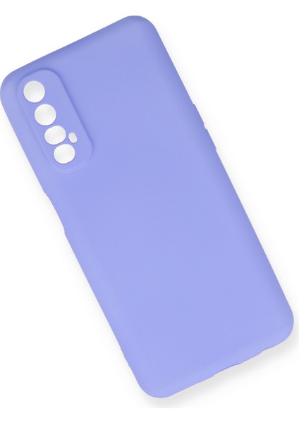 Realme 7 Kılıf Yumuşak Silikon Kılıf - Lila modelleri