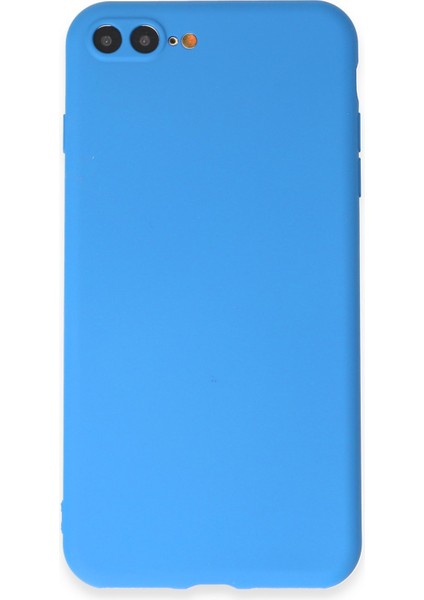 iPhone 7 Plus Kılıf Yumuşak Silikon Kılıf - Mavi