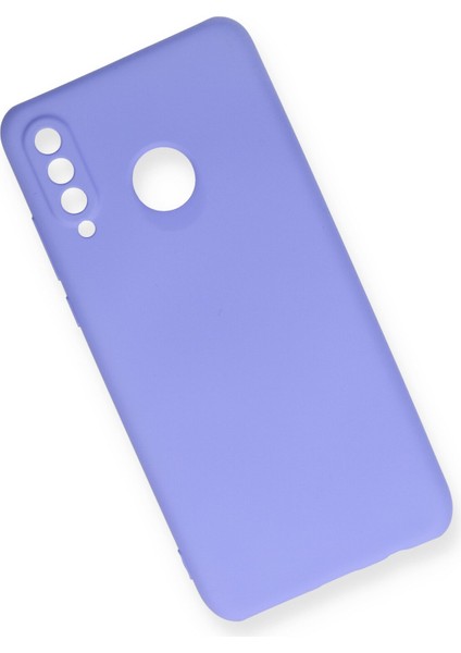 Huawei P30 Lite Kılıf Yumuşak Silikon Kılıf - Lila