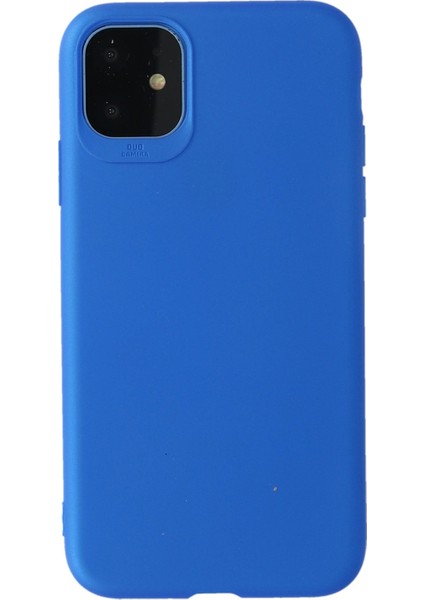 iPhone 11 Kılıf Yumuşak Silikon Kılıf - Mavi