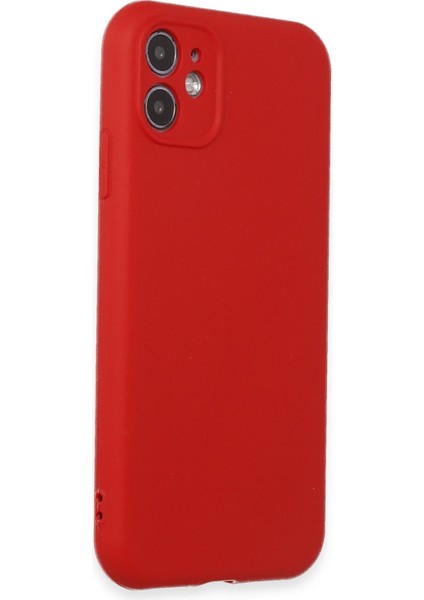 iPhone 11 Kılıf Yumuşak Silikon Kılıf - Kırmızı fiyatları