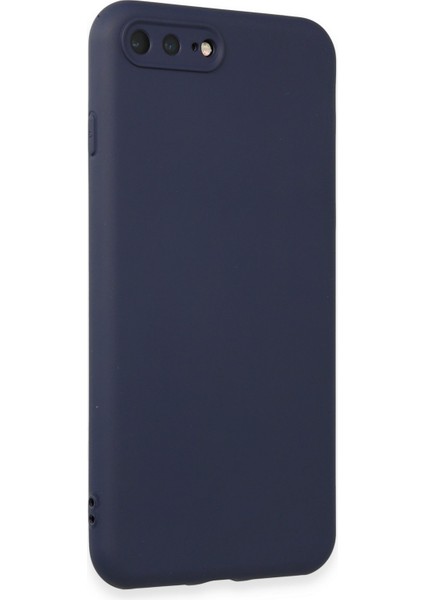 iPhone 8 Plus Kılıf Yumuşak Silikon Kılıf - Lacivert