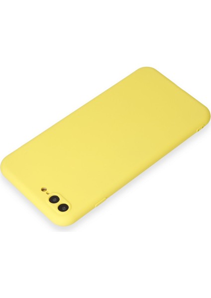 iPhone 8 Plus Kılıf Yumuşak Silikon Kılıf - Sarı modelleri