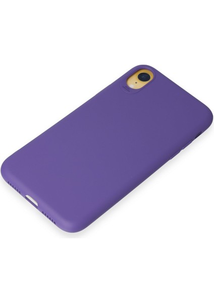 iPhone Xr Kılıf Yumuşak Silikon Kılıf - Mor fırsatları