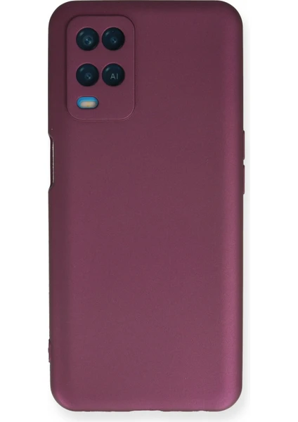 Oppo A54 4g Kılıf Yumuşak Silikon Kılıf - Mürdüm