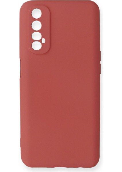 Realme 7 Kılıf Yumuşak Silikon Kılıf - Kiremit