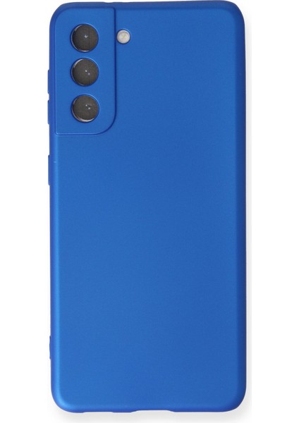 Samsung Galaxy S21 Kılıf Yumuşak Silikon Kılıf - Mavi