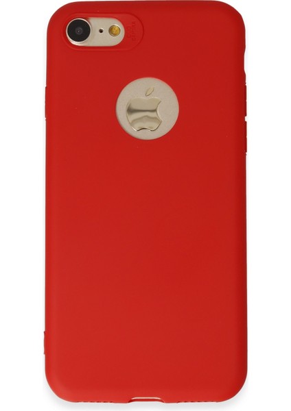 iPhone 7 Kılıf Yumuşak Silikon Kılıf - Kırmızı